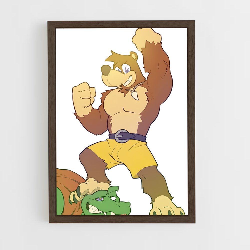 Poster Banjo & Kazooie Adventures – affiche Super Smash Bros (vue 5)